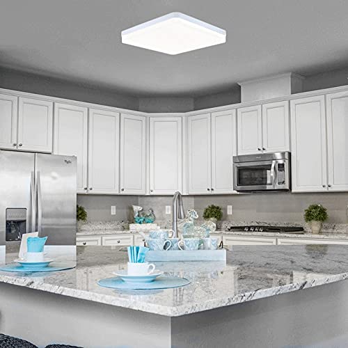 ELEPHANTBOAT® 30W LED Ceiling Lights, Daylight White Ceiling Light 6500K, 2520LM Bright Indoor Ceiling Lights for Bedroom, Kitchen, Hallway, Outside Porch and More ELEPHANTBOAT® 30W LED Ceiling Lights, Daylight White Ceiling Light 6500K, 2520LM Bright Indoor Ceiling Lights for Bedroom, Kitchen, Hallway, Outside Porch and More